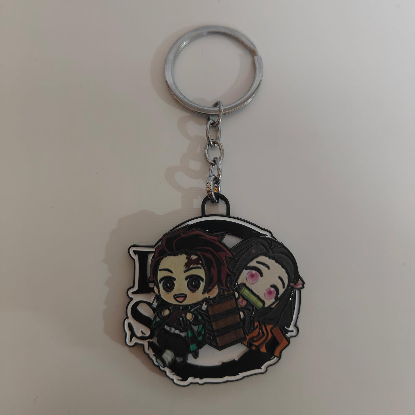 Tanjiro & Nezuko Chibi Spinning Metal Keychain – Demon Slayer Merchandise - Otaku Haven