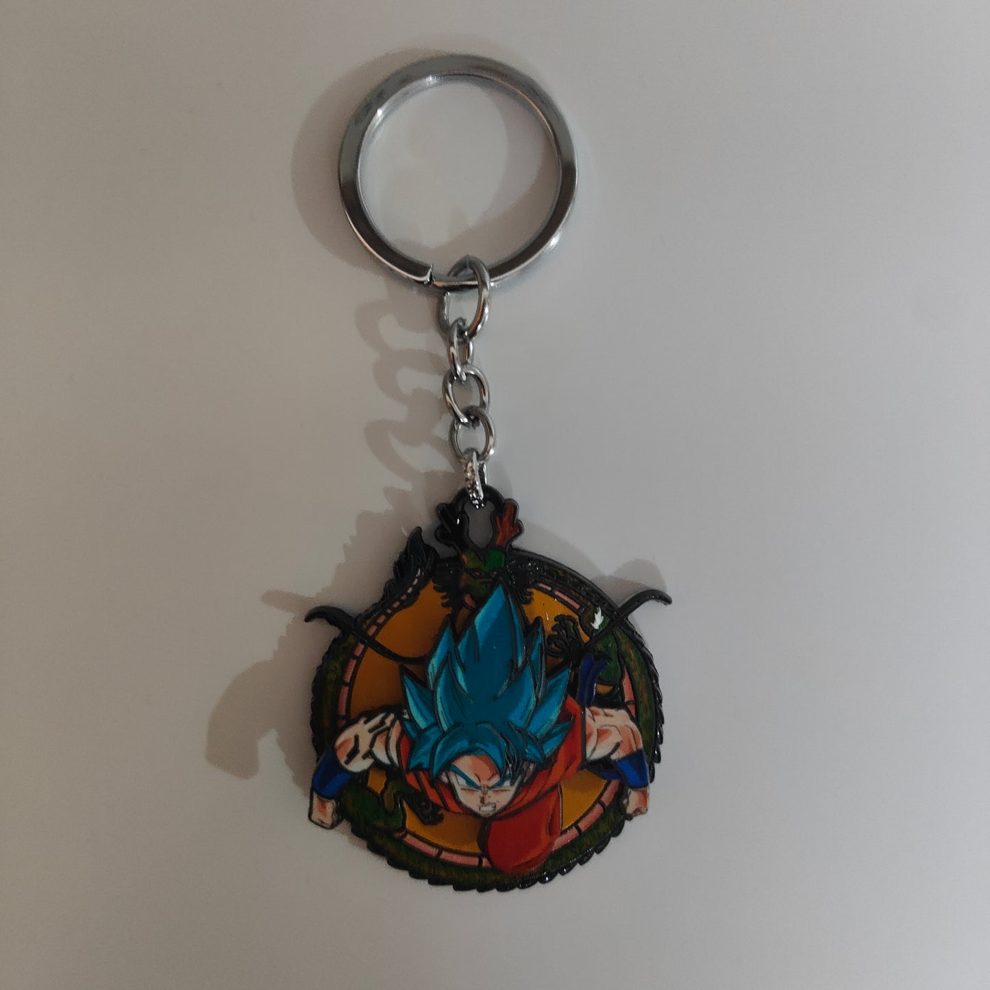 Goku Blue Spinning Metal Keychain – Dragon Ball Z Merchandise - Otaku Haven