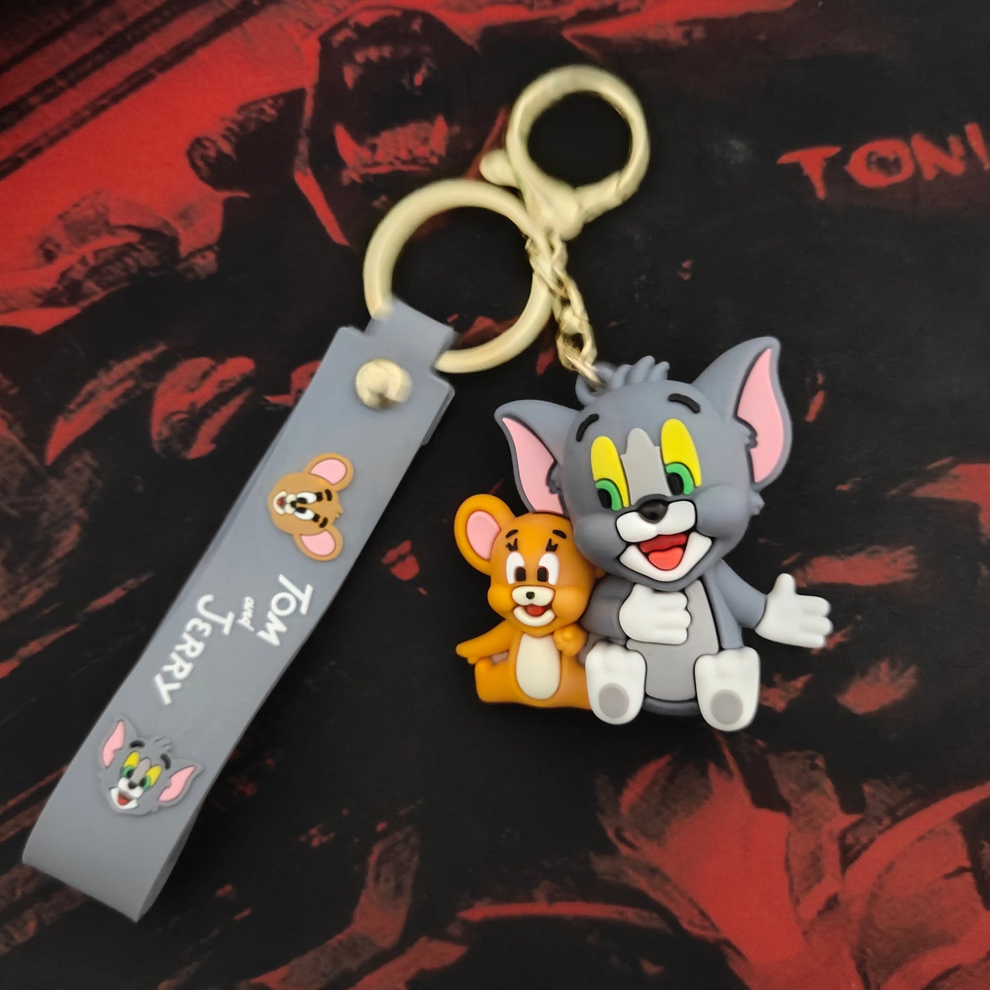 Tom and Jerry – Happy Chat Duo Keychain - Otaku Haven