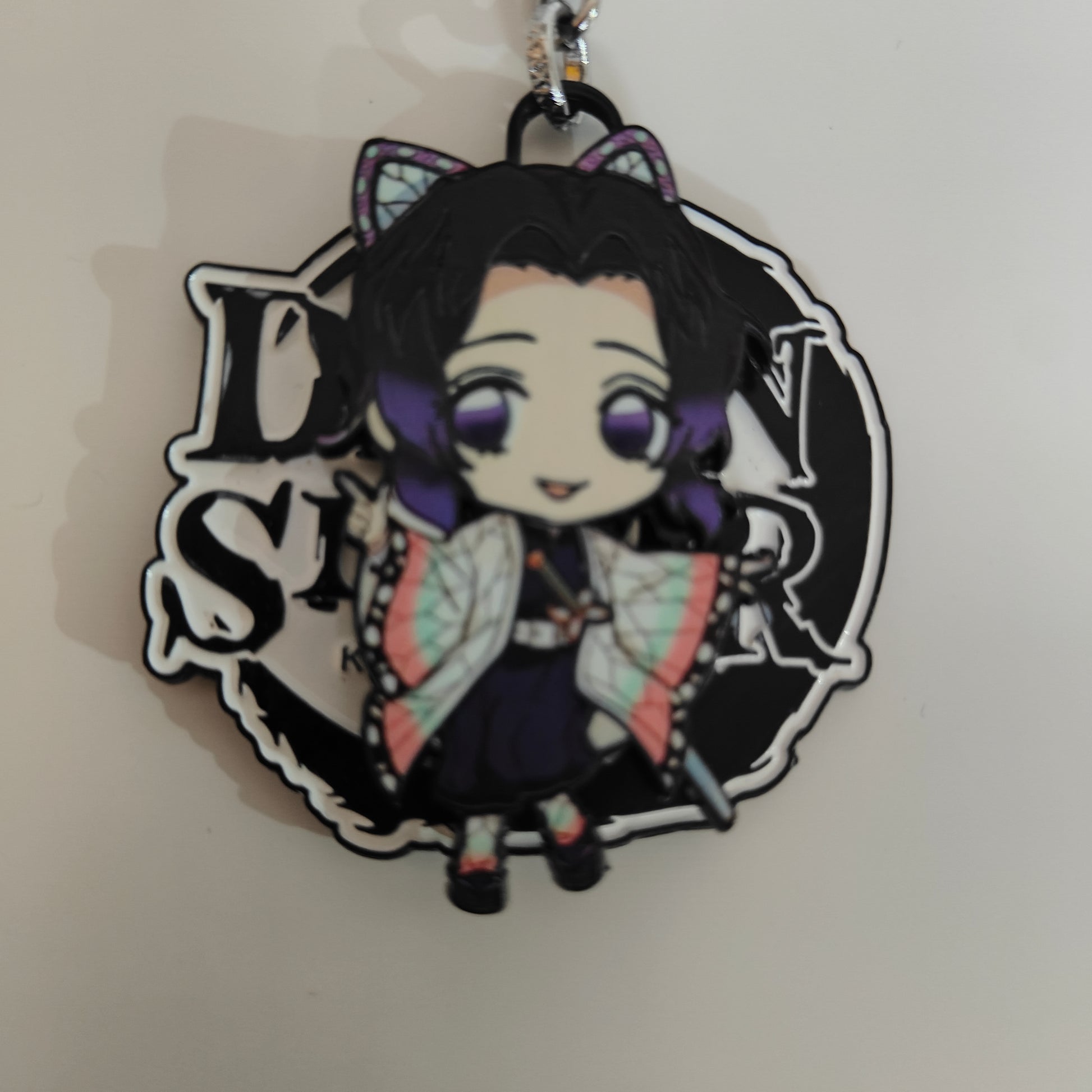 Shinobu Kocho Spinning Metal Keychain – Demon Slayer Merchandise - Otaku Haven