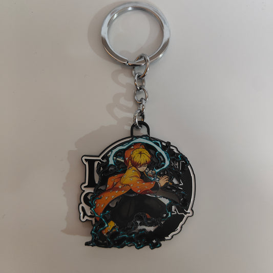 Zenitsu Agatsuma Spinning Metal Keychain – Demon Slayer Merchandise - Otaku Haven