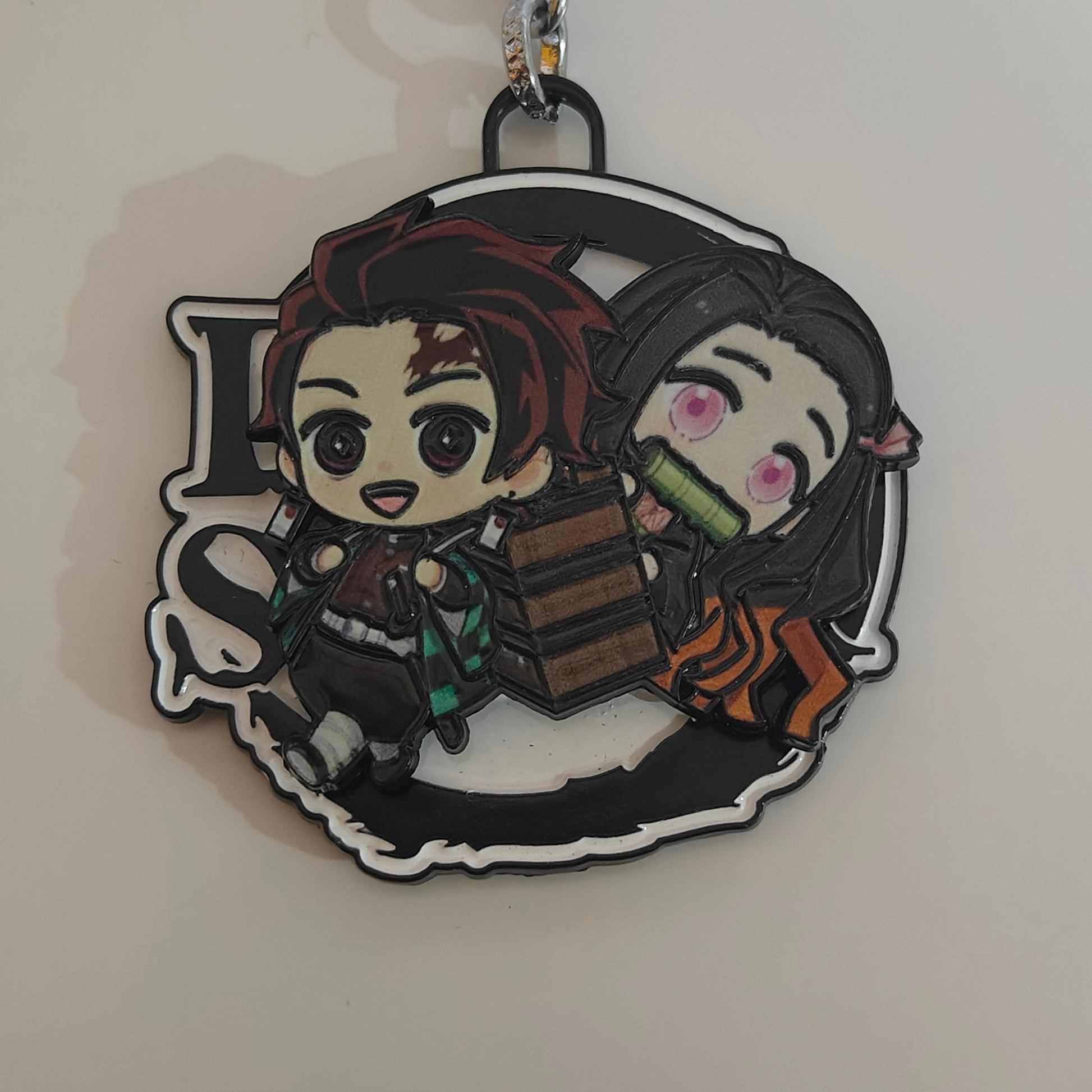 Tanjiro & Nezuko Chibi Spinning Metal Keychain – Demon Slayer Merchandise - Otaku Haven