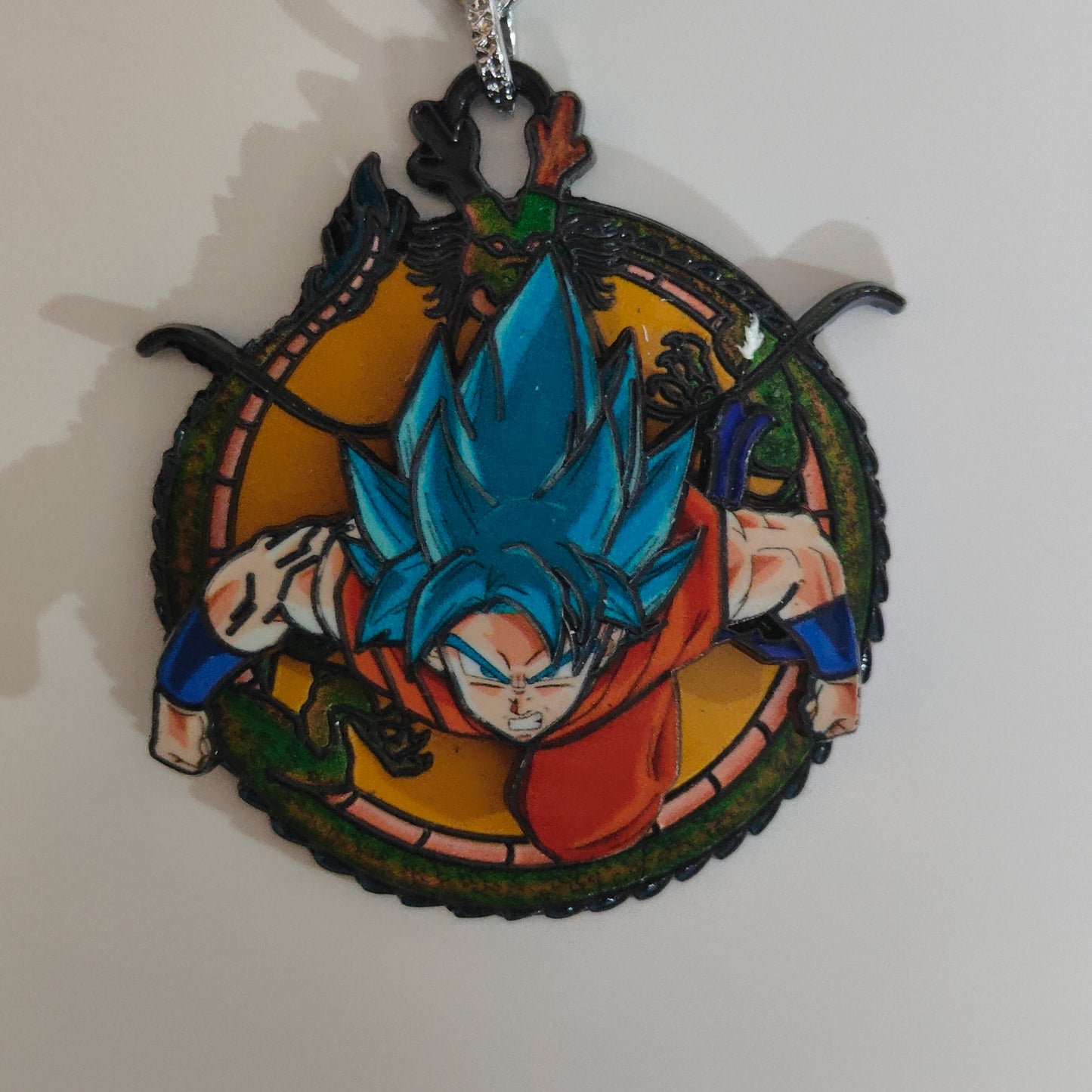 Goku Blue Spinning Metal Keychain – Dragon Ball Z Merchandise - Otaku Haven