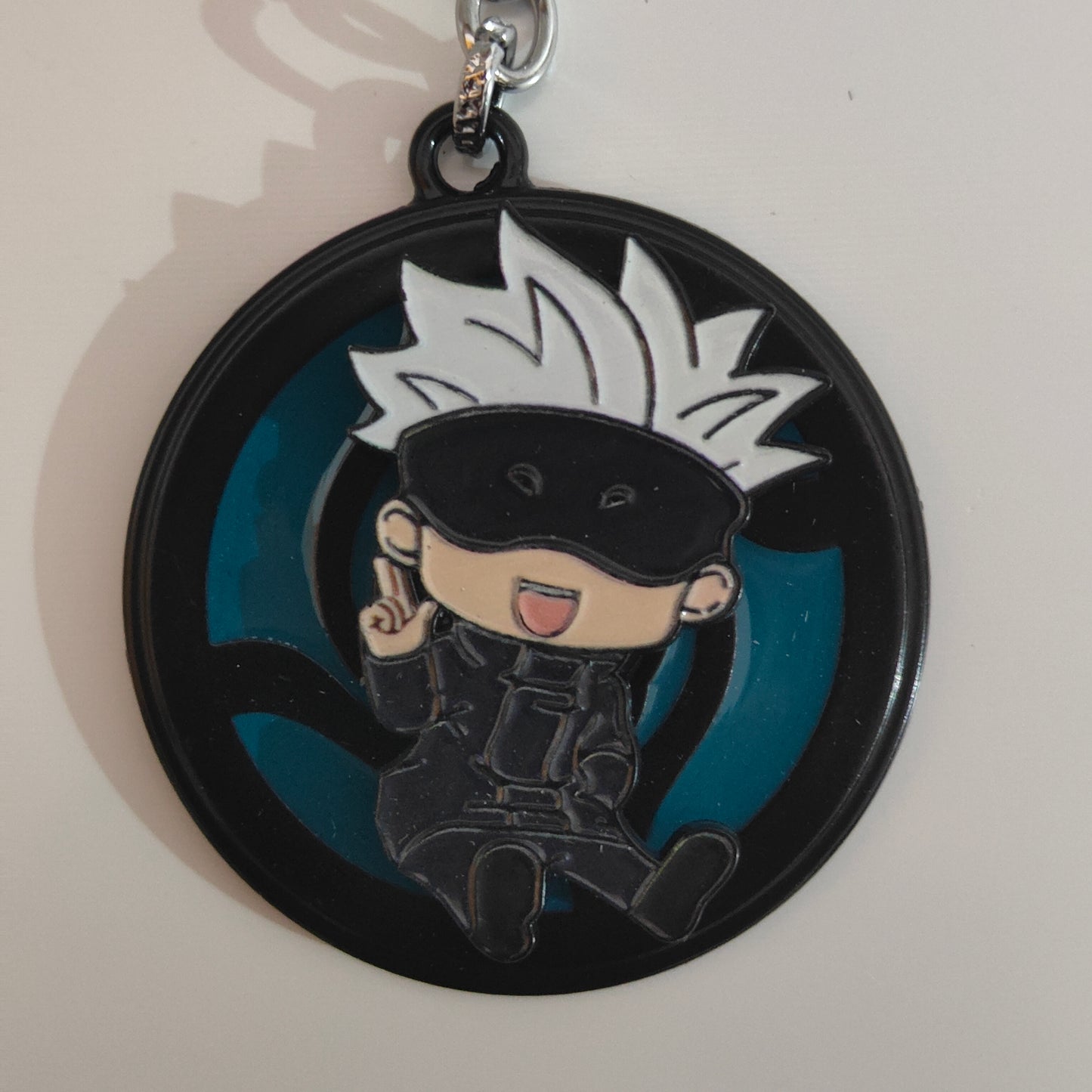 Satoru Gojo Spinning Metal Keychain – Jujutsu Kaisen Merchandise - Otaku Haven