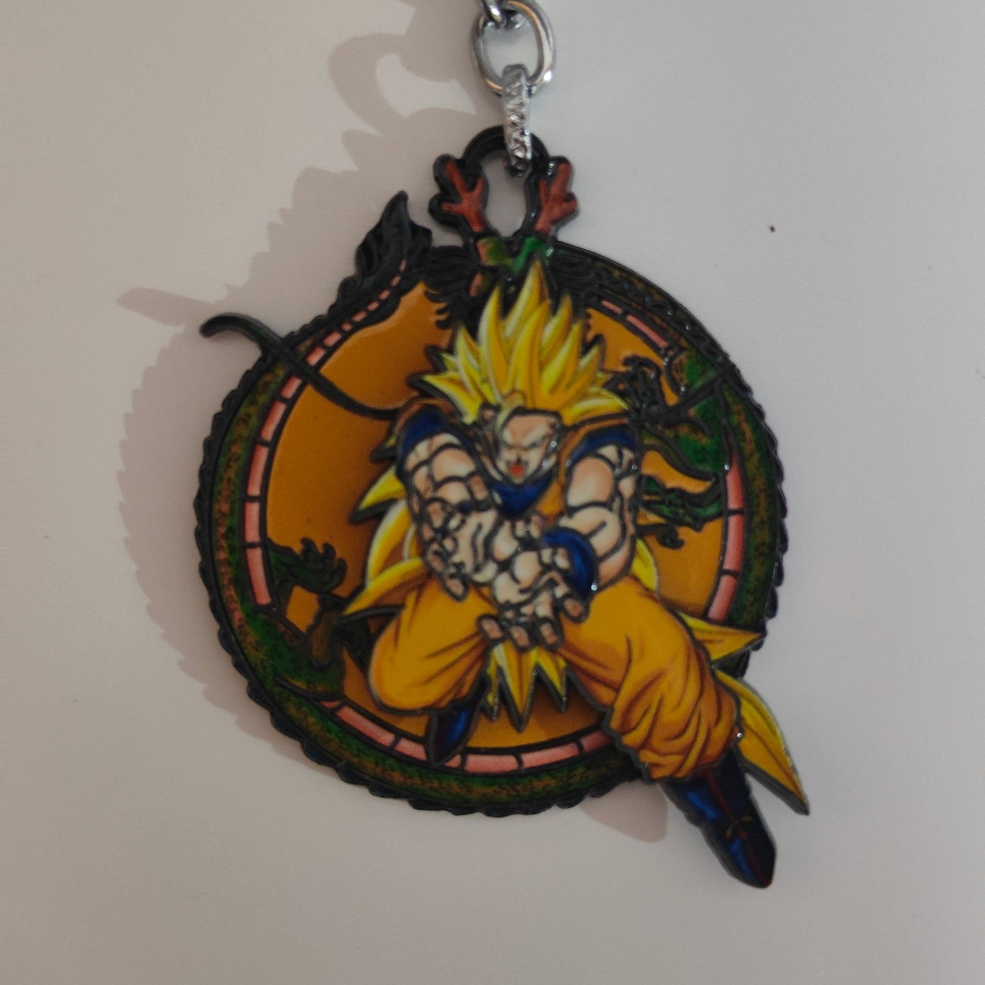 Goku Super Saiyan 3 Spinning Metal Keychain – Dragon Ball Z Merchandise - Otaku Haven