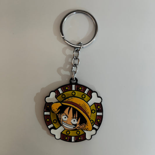 Monkey D. Luffy Spinning Metal Keychain – One Piece Merchandise - Otaku Haven