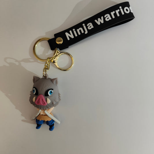 Inosuke Hashibira Soft Keychain – Demon Slayer Merchandise (7cm) - Otaku Haven