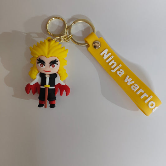 Kyojuro Rengoku Soft Keychain – Demon Slayer Merchandise (7cm) - Otaku Haven