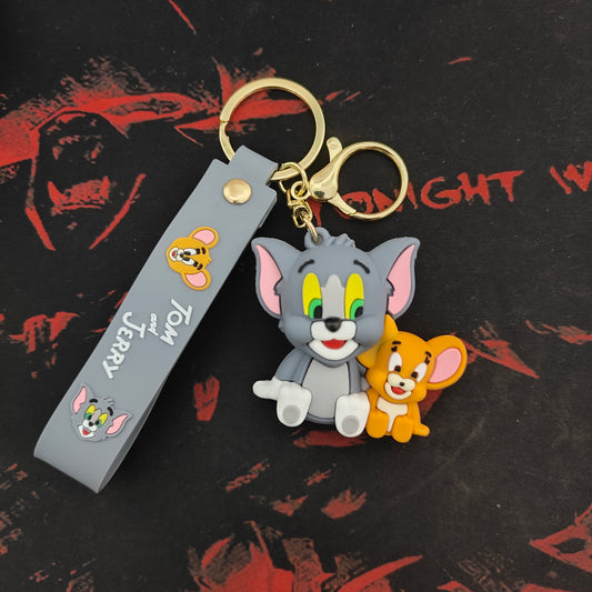 Tom and Jerry – The Classic Cat and Mouse Duo Keychain - Otaku Haven