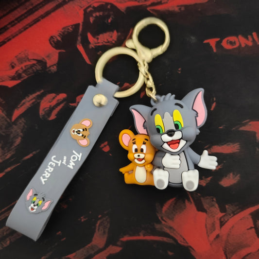 Tom and Jerry – Happy Chat Duo Keychain - Otaku Haven
