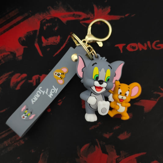 Tom and Jerry – Side-by-Side Stroll Duo Keychain - Otaku Haven