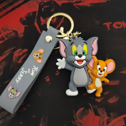 Tom and Jerry – Waving Hello Duo Keychain - Otaku Haven