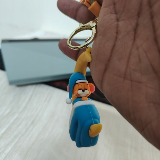 Jerry – Sweet Dreams on the Moon Keychain - Tom & Jerry (Multicolours) - Otaku Haven