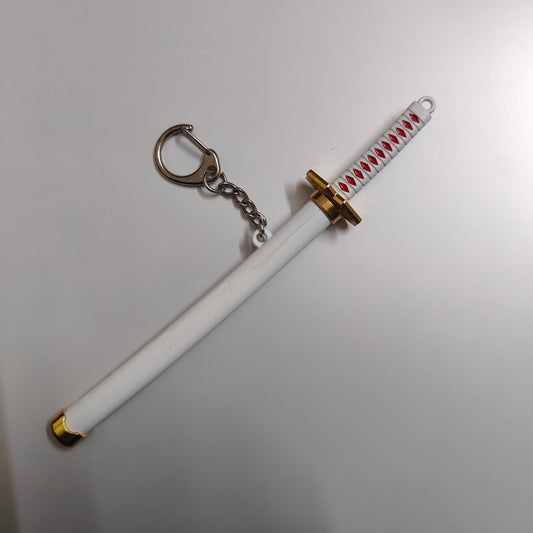 One Piece Mini Katana Sword Keychain – Roronoa Zoro's Iconic Blade (White) - Otaku Haven
