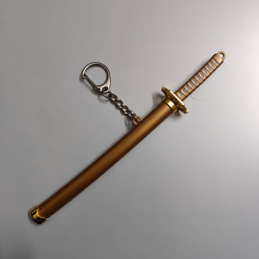 One Piece Mini Katana Sword Keychain – Roronoa Zoro's Iconic Blade (Golden) - Otaku Haven