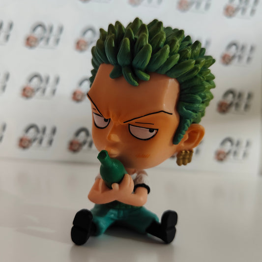 Chibi Roronoa Zoro Figurine – The Swordsman with Unmatched Resolve - Otaku Haven