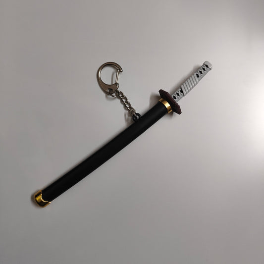 Demon Slayer Mini Katana Sword Keychain – Giyu Tomioka's Nichirin Blade - Otaku Haven