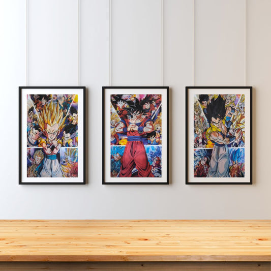 Dragon Ball Z 3D Poster  – Saiyan Legends Collection - Otaku Haven