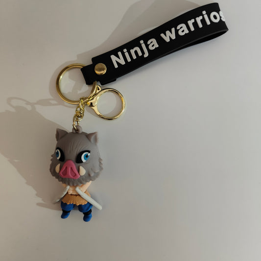 Inosuke Hashibira Soft Keychain – Demon Slayer Merchandise (7cm) - Otaku Haven