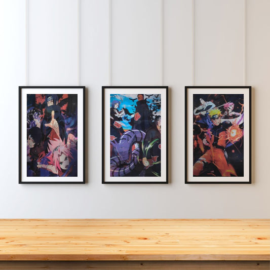 Naruto 3D Poster Set – The Shinobi Saga - Otaku Haven
