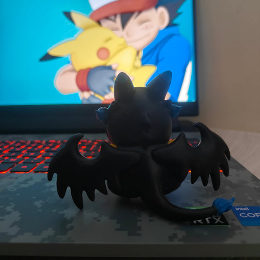Pikachu in Mega Charizard X Cosplay – Flame-Winged Fury Figure - Pokemon - Otaku Haven