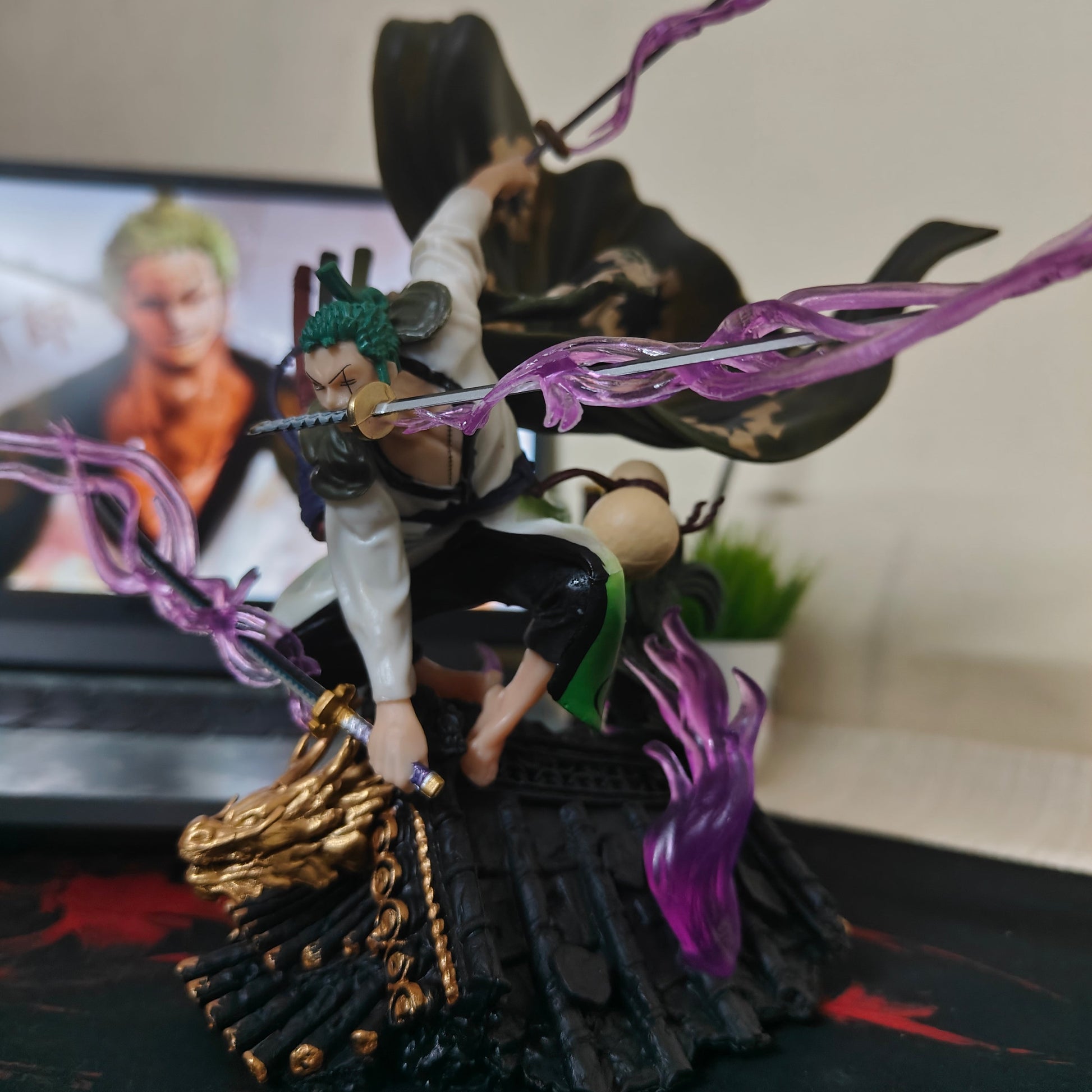 Roronoa Zoro "Ashura" Battle Mode – Premium One Piece Collectible Figure (Limited Edition, 22cm) - Otaku Haven