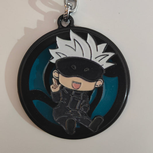 Satoru Gojo Spinning Metal Keychain – Jujutsu Kaisen Merchandise - Otaku Haven