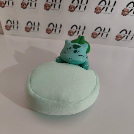 Sleeping Bulbasaur on Bean Bag – Pokémon Nap Time - Otaku Haven