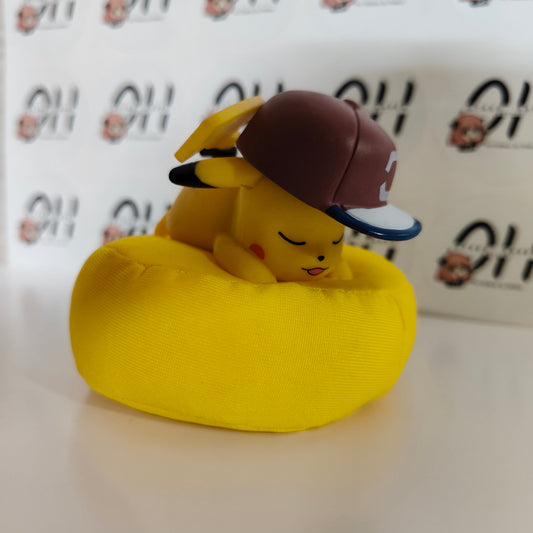 Sleeping Pikachu with Ash’s Hat – Pokémon Nap Time - Otaku Haven