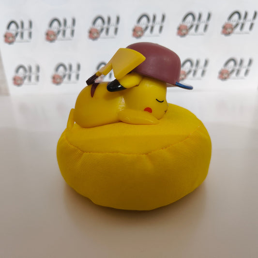 Sleeping Pikachu with Ash’s Hat – Pokémon Nap Time - Otaku Haven