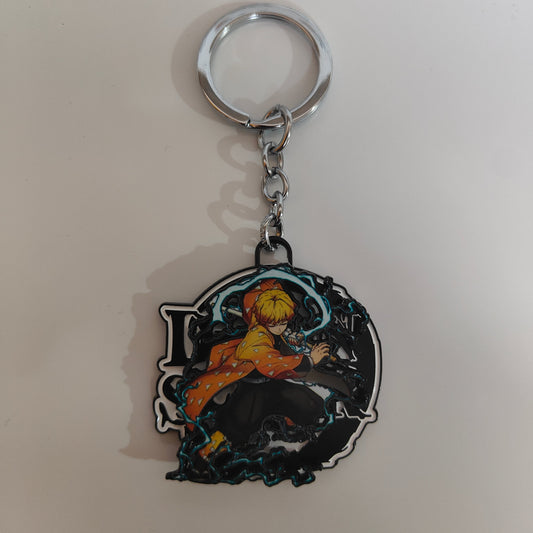 Zenitsu Agatsuma Spinning Metal Keychain – Demon Slayer Merchandise - Otaku Haven
